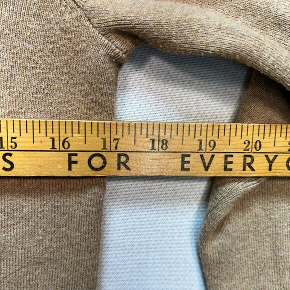 Chico's Women's Coolmax Turtleneck Pullover Sweater Knit Long Sleeve Size 1 Tan - Picture 8 of 11